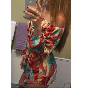 Off the shoulder romper